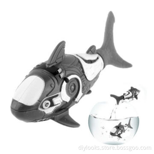 Electric Pet Shark Style Fish Toy, Gray Color, Sized 8.5 x 3 x 3cm